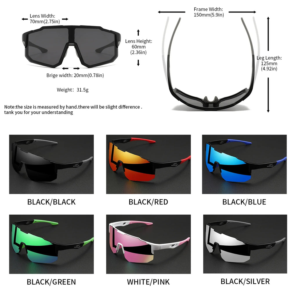 Vibrant Wraparound Sunglasses